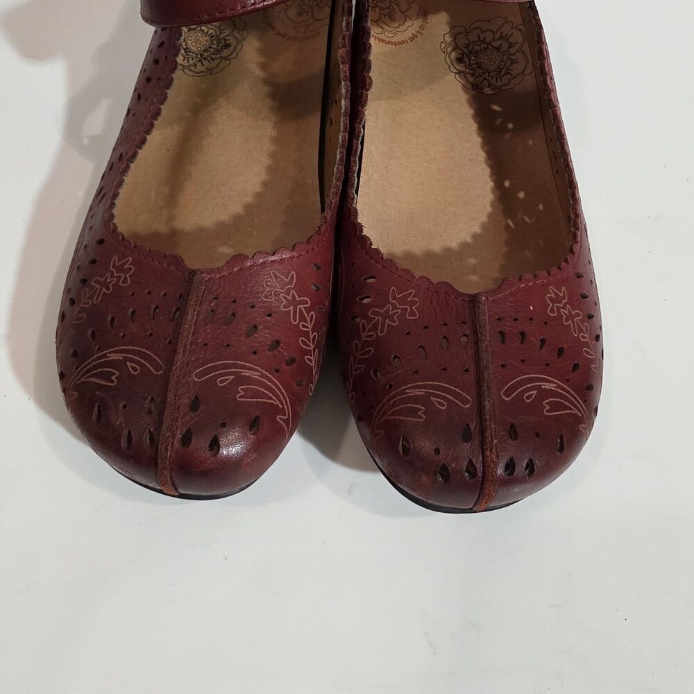 Taos Mary Jane Shoes Sz 10 Red - Picture 11 of 12